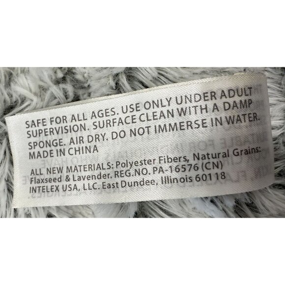 Warmies Microwaveable Plush Gray TeddyBear 14" Comfort All Ages Lavender-Scented - Picture 8 of 8